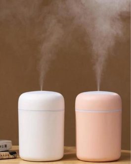 Ultrasonik Hava Nemlendirici 300 ml LED Işıklı Buhar Makinesi & Aroma Difüzörü - Araç ve Oda