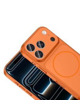 iPhone Uyumlu 17 Pro Max Görünümlü Kamera Koruma Magsafe Şarj Özellikli Glass Telefon Kılıfı